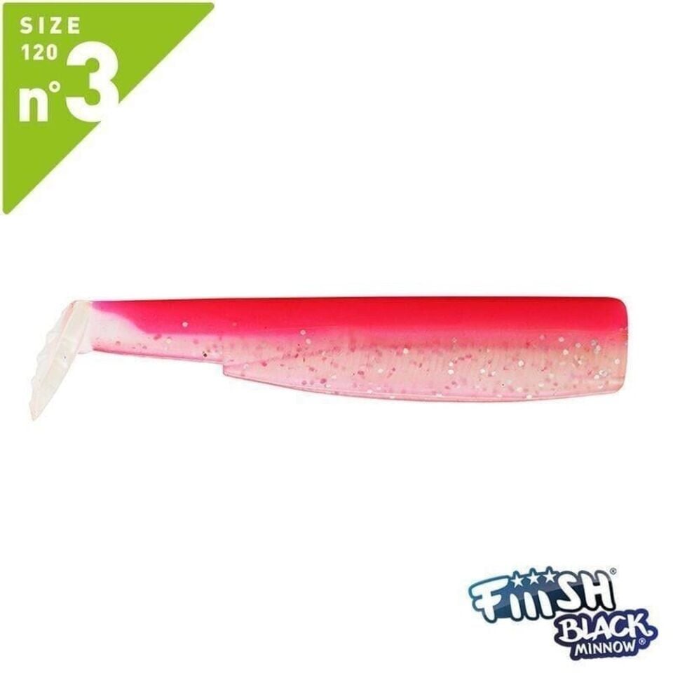 Fiiish BM120/3 BM351 3 Adet Gövde Rose Fluo Silikon Yem