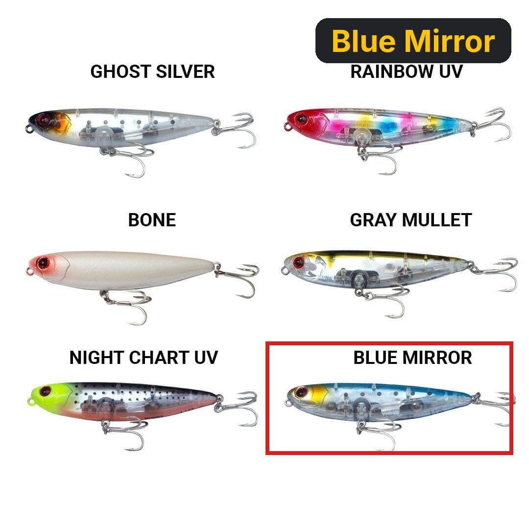 Ryuji Dog Strike 9cm 11gr Maket Yem Blue Mirror