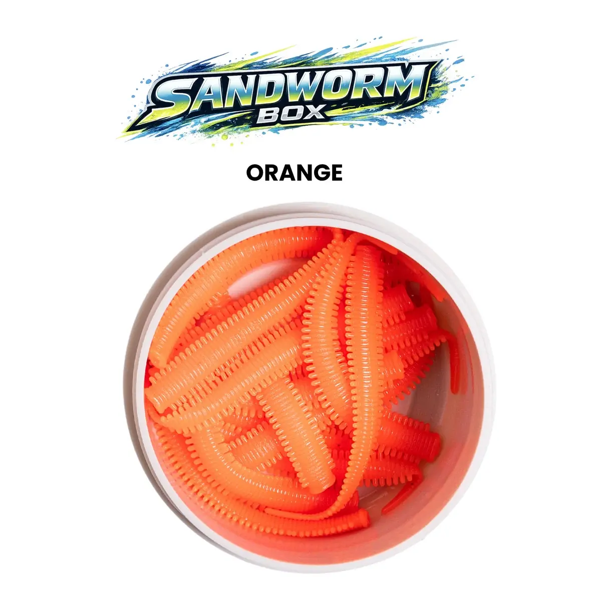 Pandora Sandworm Box 7cm Silikon Yem ORANGE