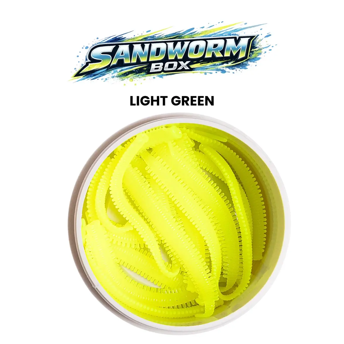 Pandora Sandworm Box 7cm Silikon Yem Light Green