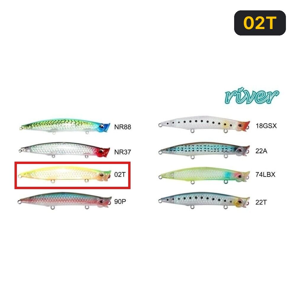 River Pop'n Catch 3D 90 9cm 8Gr Popper 02T