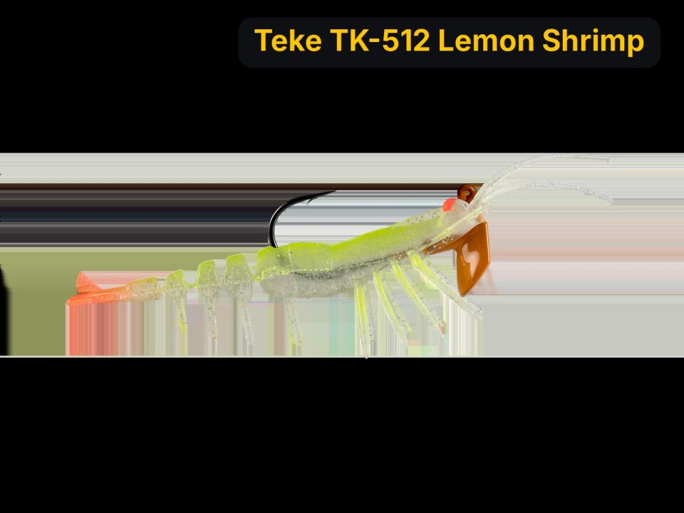 Hanfish Teke Silikon Yem Teke TK-512 Lemon Shrimp