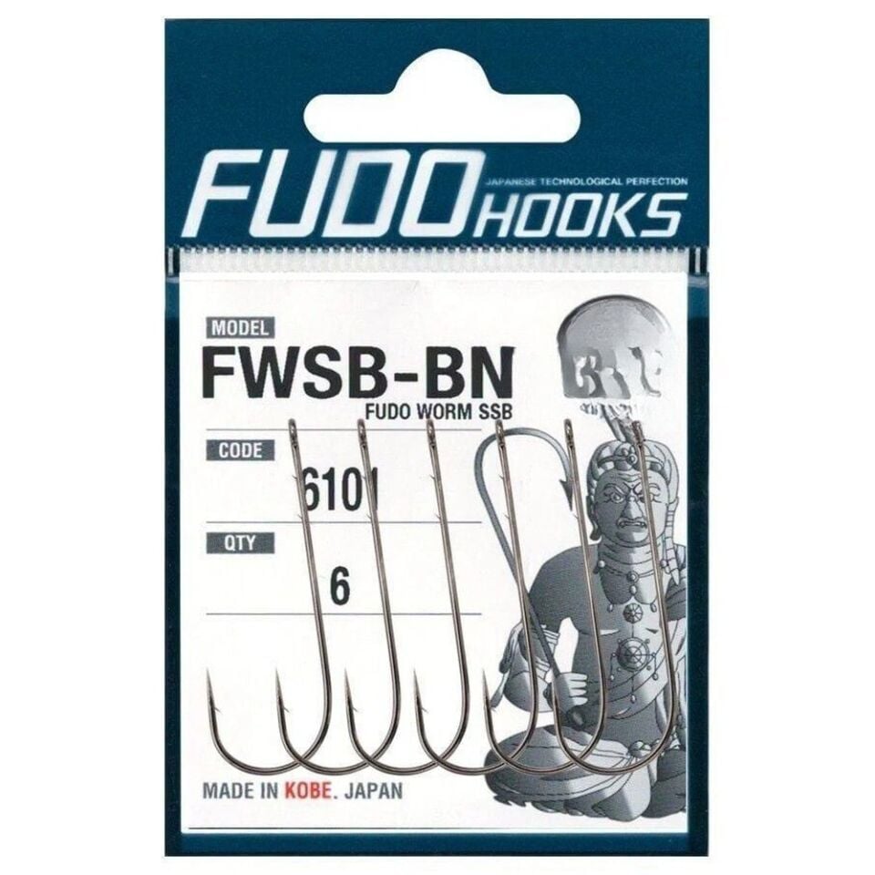 Fudo 6101 Worm SSB Black Nikel Uzun Tırnaklı İğne