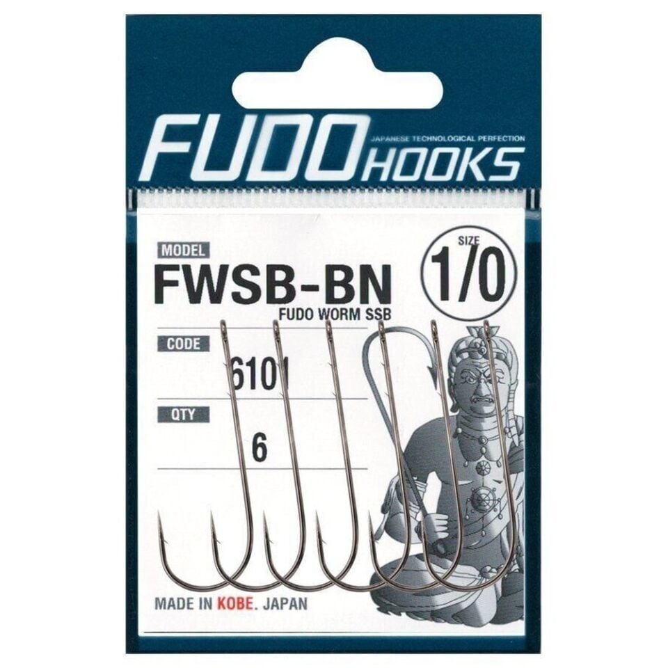 Fudo 6101 Worm SSB Black Nikel Uzun Tırnaklı İğne