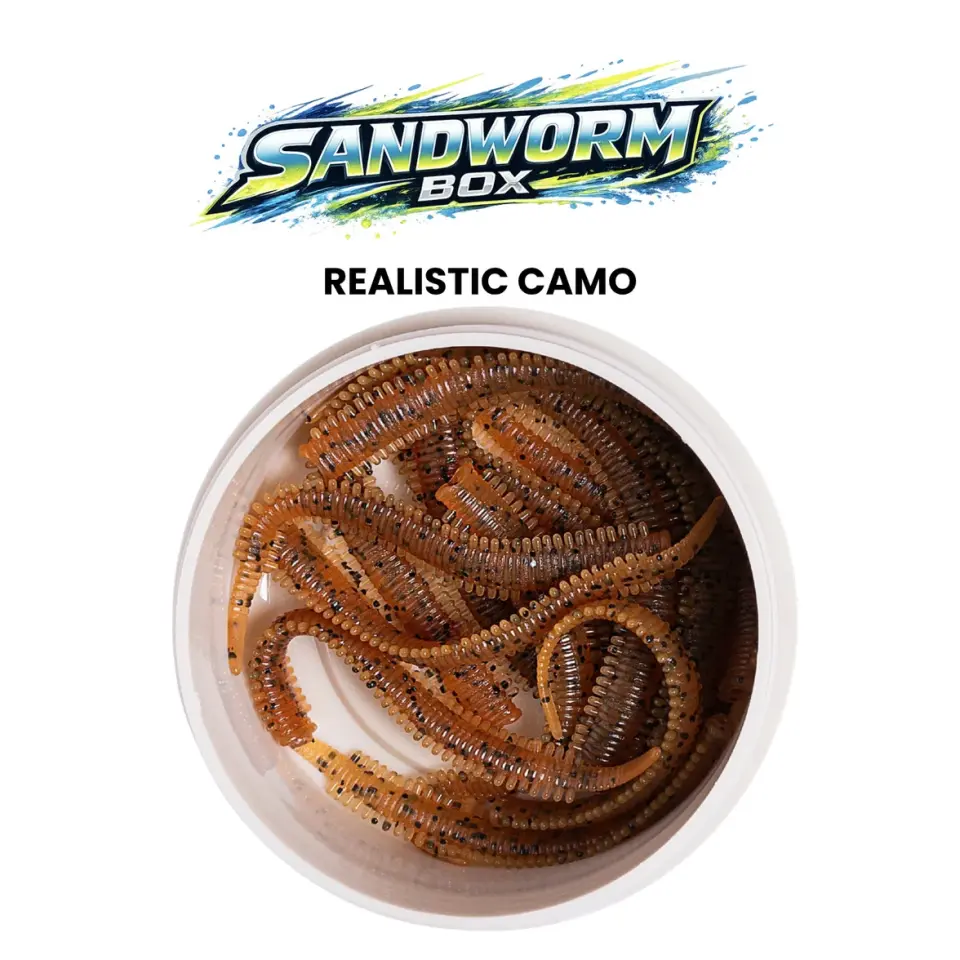Pandora Sandworm Box 7cm Silikon Yem Realistic Camo