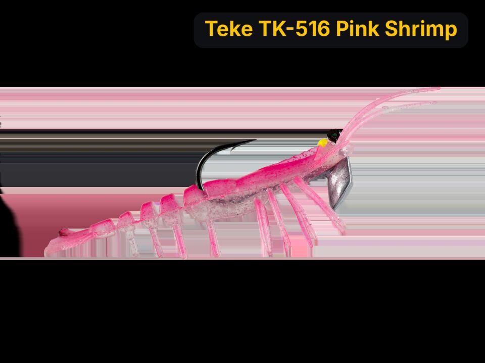 Hanfish Teke Silikon Yem Teke TK-516 Pink Shrimp