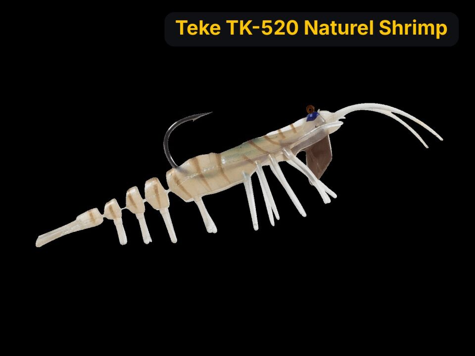 Hanfish Teke Silikon Yem Teke TK-520 Naturel Shrimp