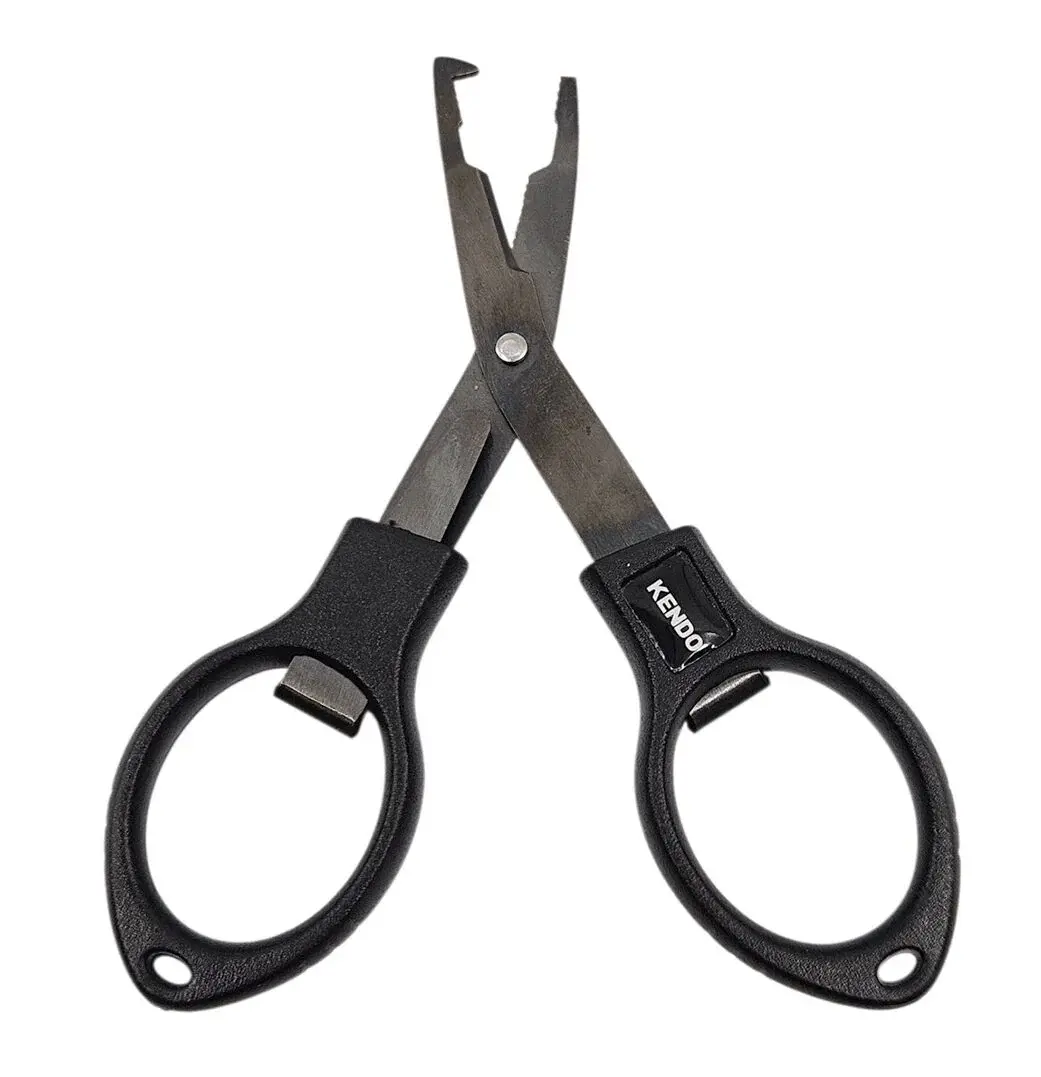 Kendo 4'' Braid Scissors w/Split Ring Opener Makas