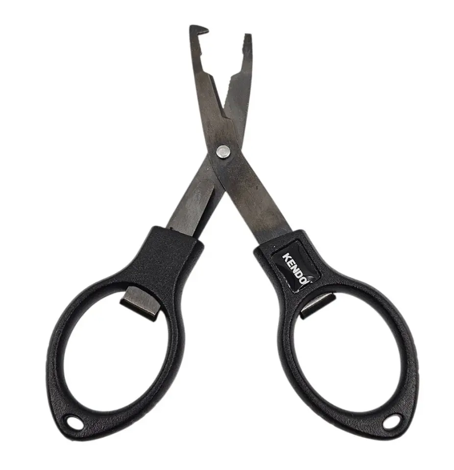 Kendo 4'' Braid Scissors w/Split Ring Opener Makas