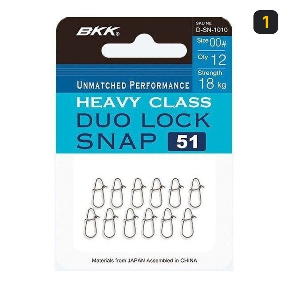 BKK Duolock Snap-51 Maket Balık Klipsi 1