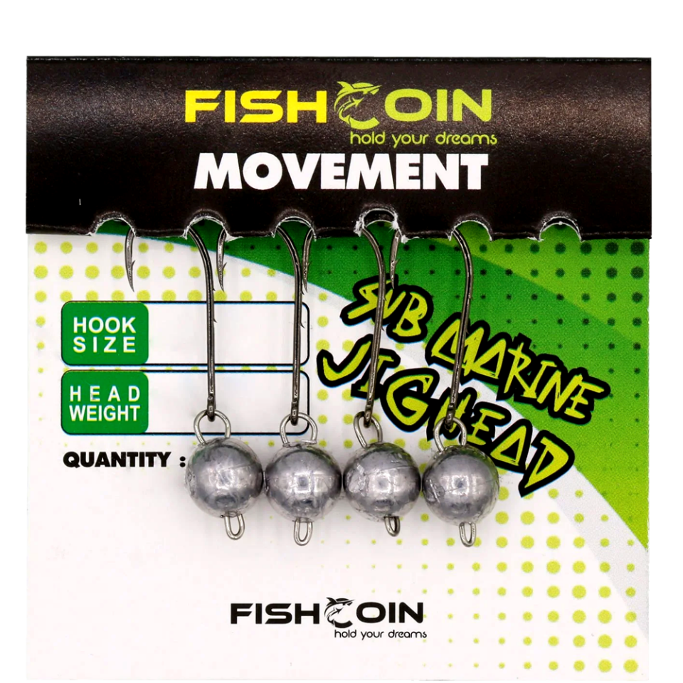 Fishcoin Movement Jighead 6 No 5 Gr