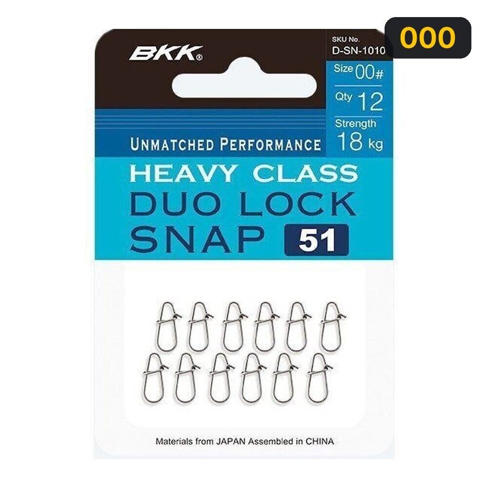 BKK Duolock Snap-51 Maket Balık Klipsi 000