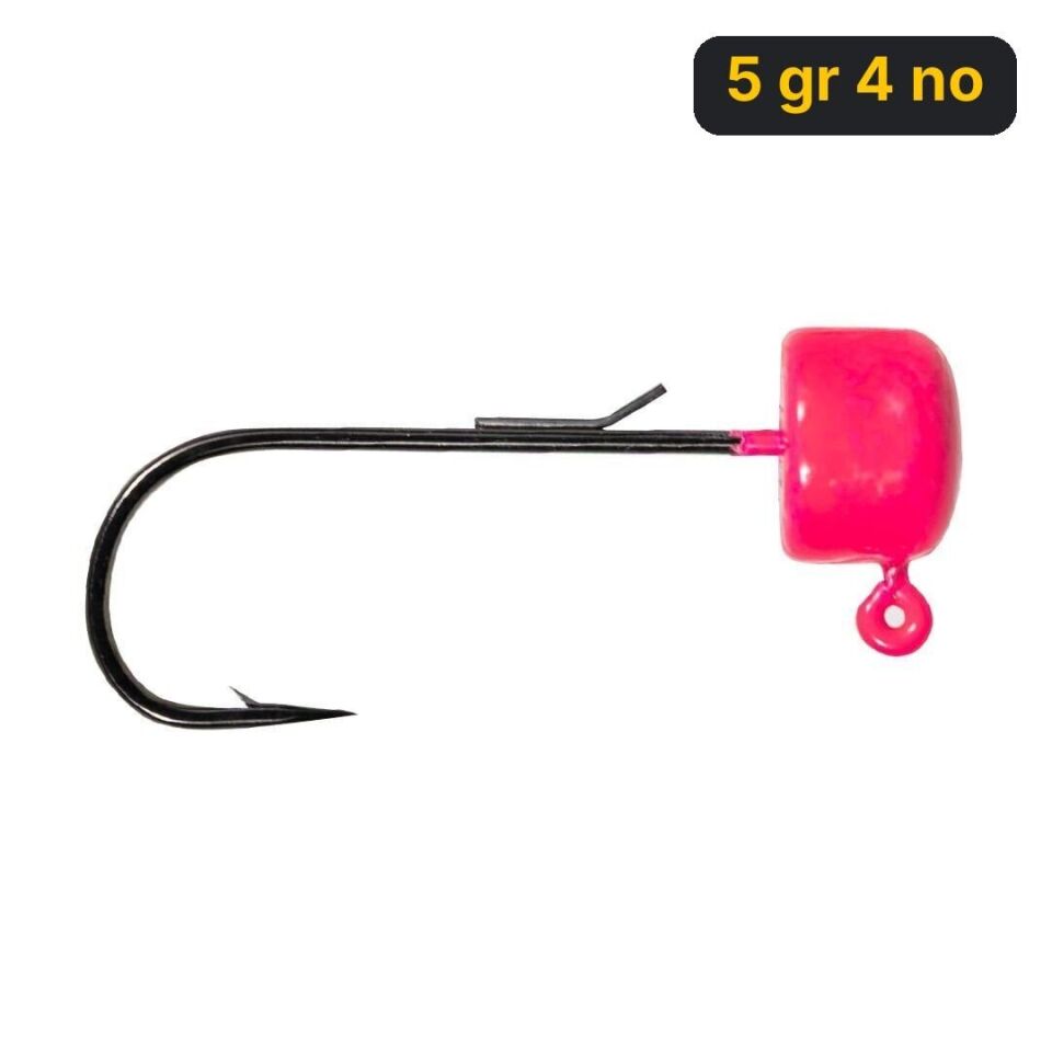 Ryuji Drop Jig Head Pink UV ( 3 Adet) 5 gr 4 no