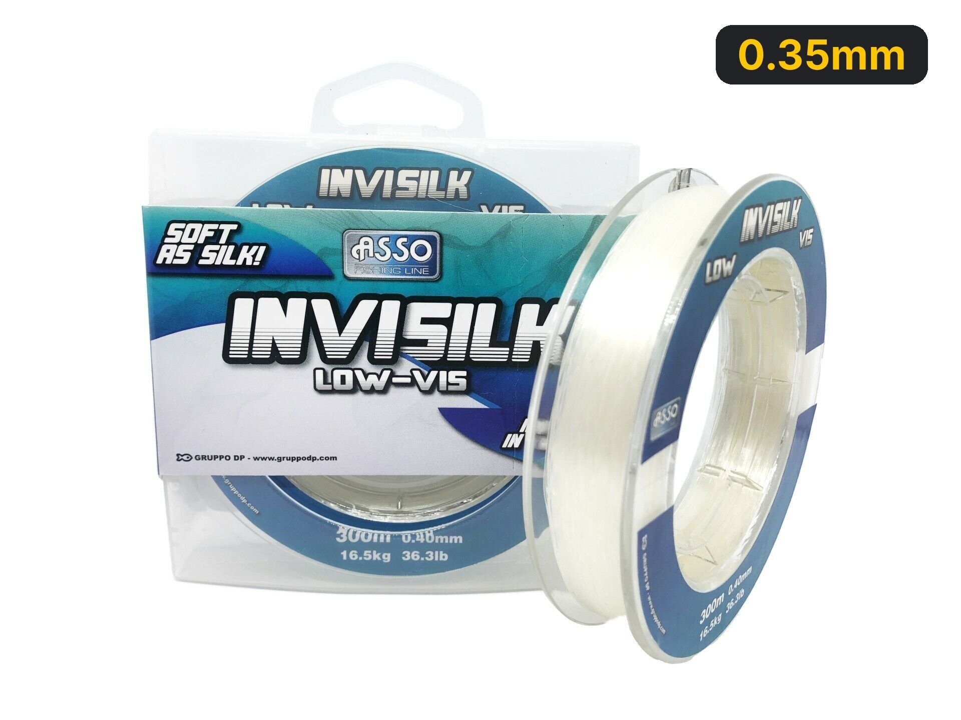 Asso Invisilk Surf Casting Clear 300 mt Misina 0.35mm