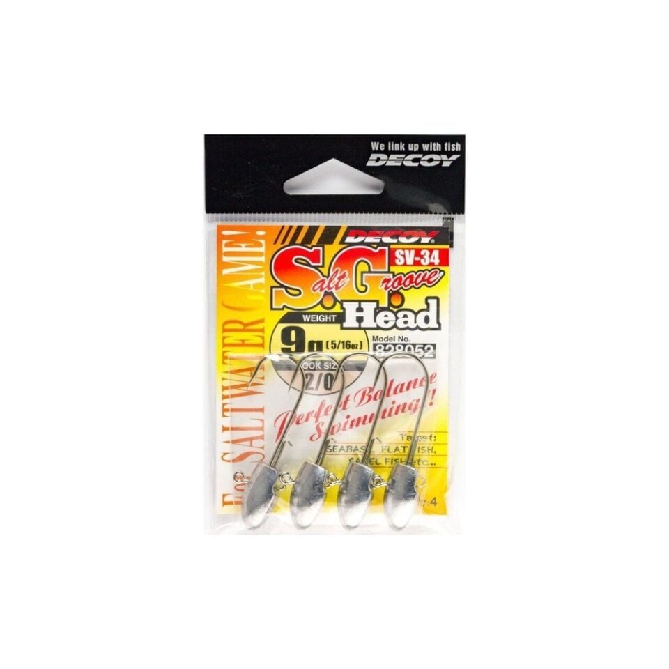 DECOY SV-34 Salt Groove JH Jig Head