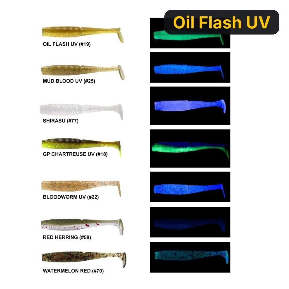 Daiwa Bait Junkıe 6.35cm Minnow Silikon Yem Oil Flash UV
