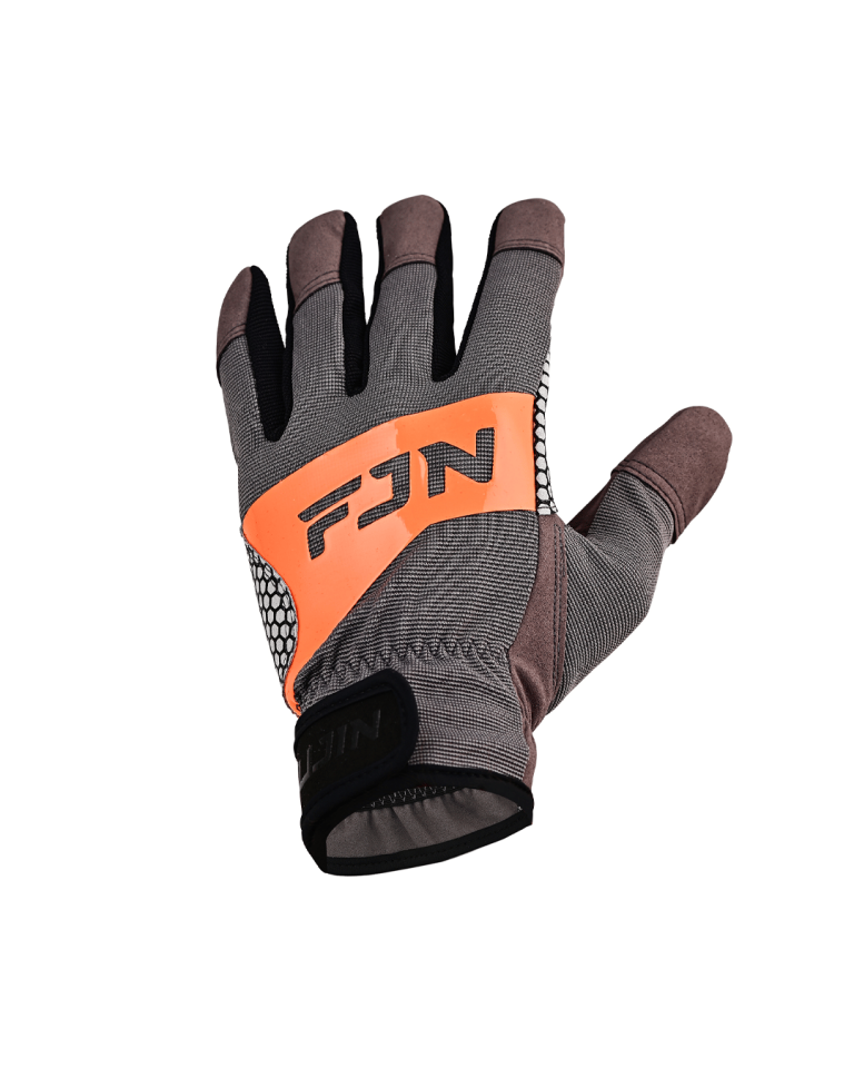 Fujin Pro Angler Trolling Gloves Grey L/XL