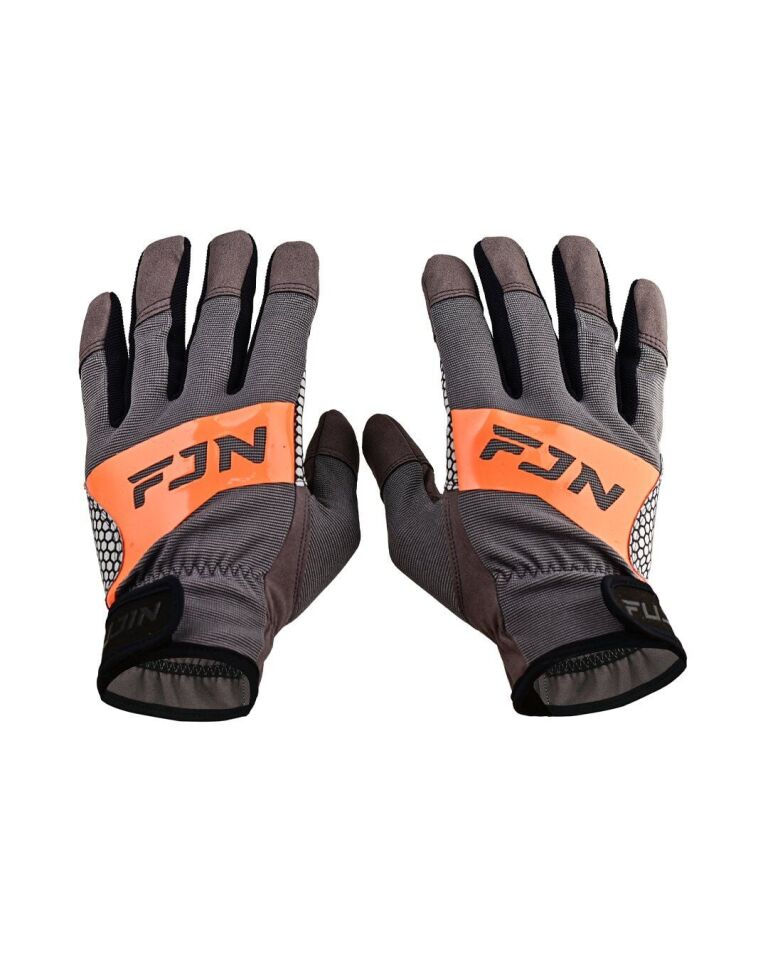 Fujin Pro Angler Trolling Gloves Grey L/XL