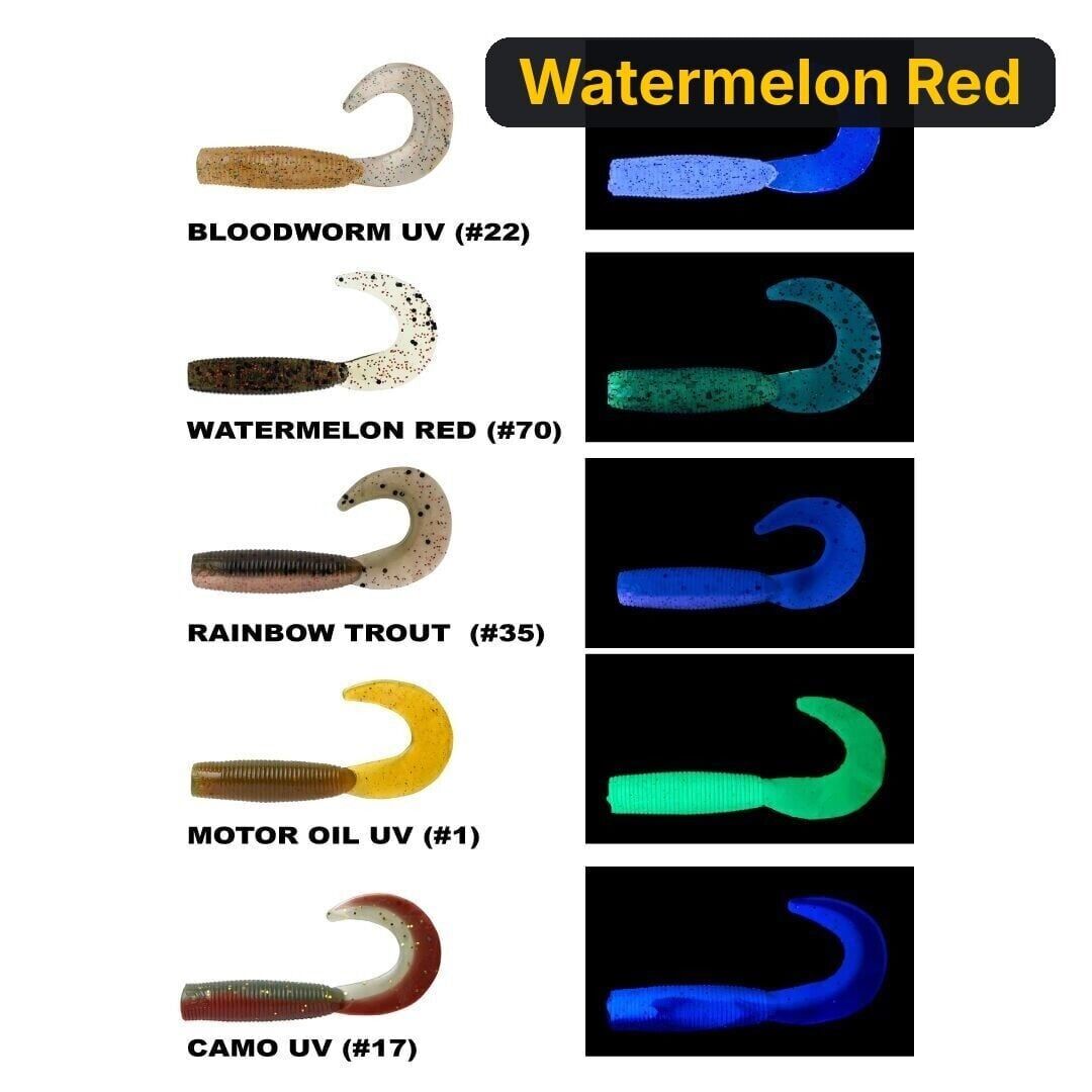 Daiwa Bait Junkıe 6.35cm Grub Silikon Yem Watermelon Red