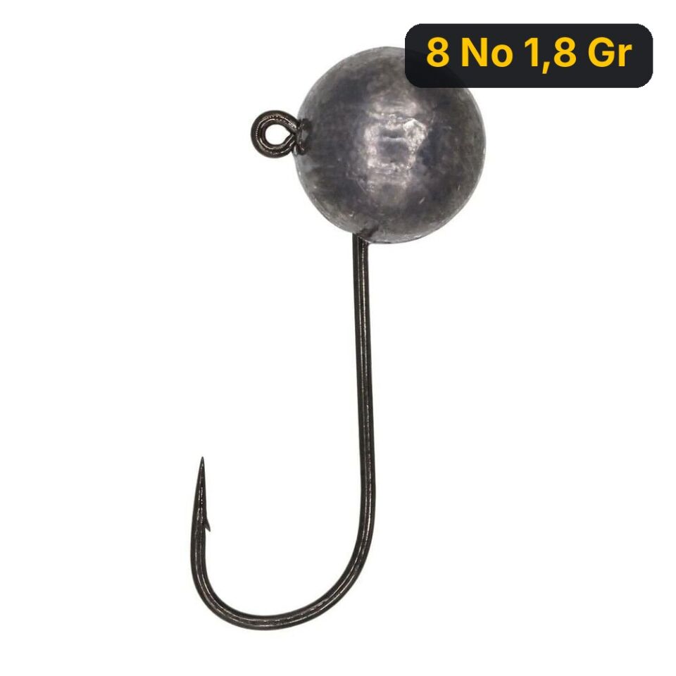 Fishcoin Round Jighead 8 No 1,8 Gr