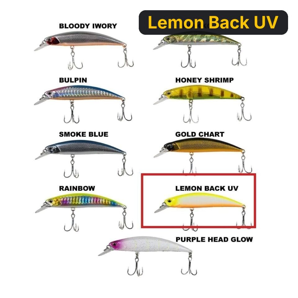 Ryuji Faster 8cm, 13gr Maket Balık Lemon Back UV