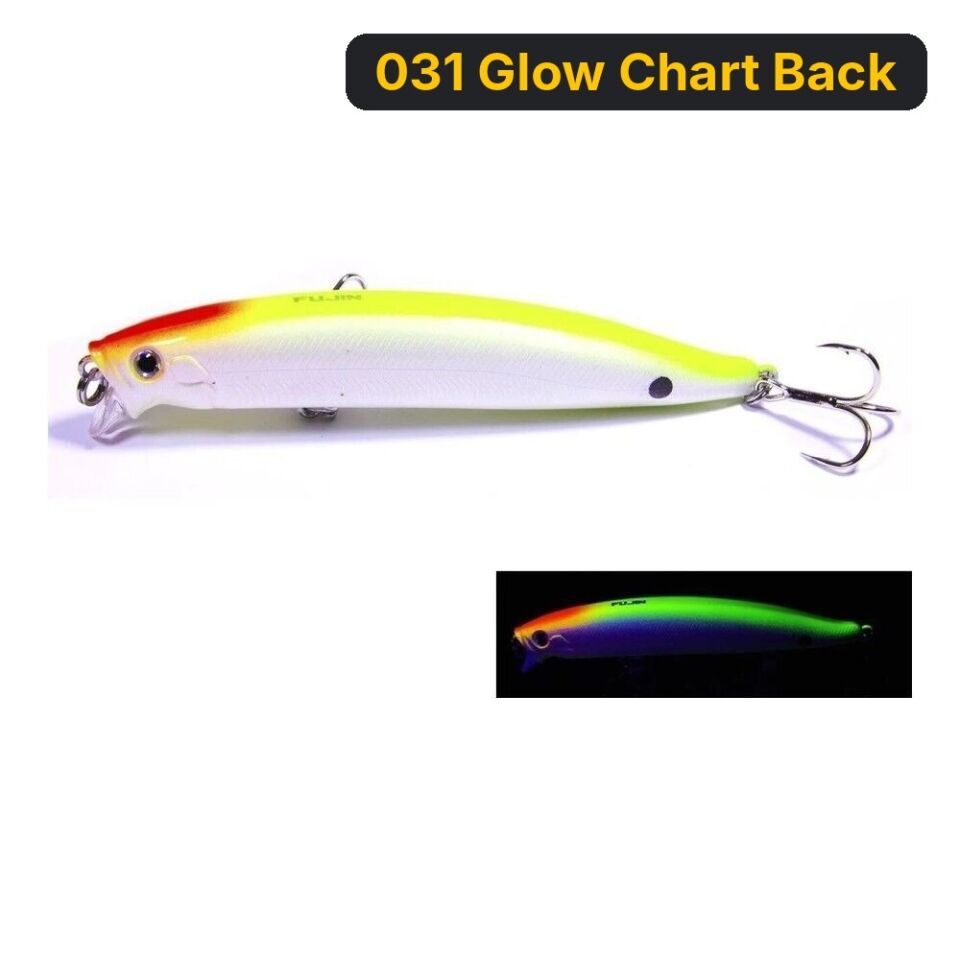 Fujin Punisher 105mm 16gr Maket Balık 031 Glow Chart Back