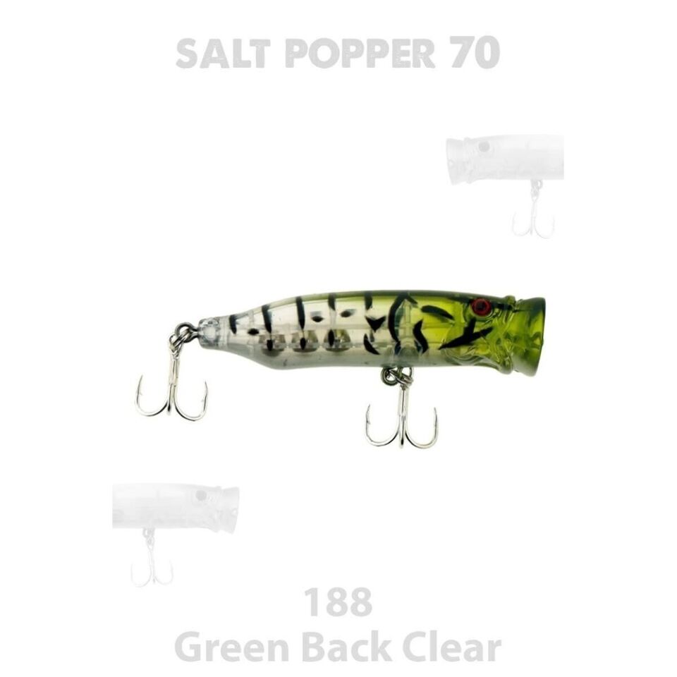 Fujin Salt Popper 70mm 9.5gr Su Üstü Maket Balık