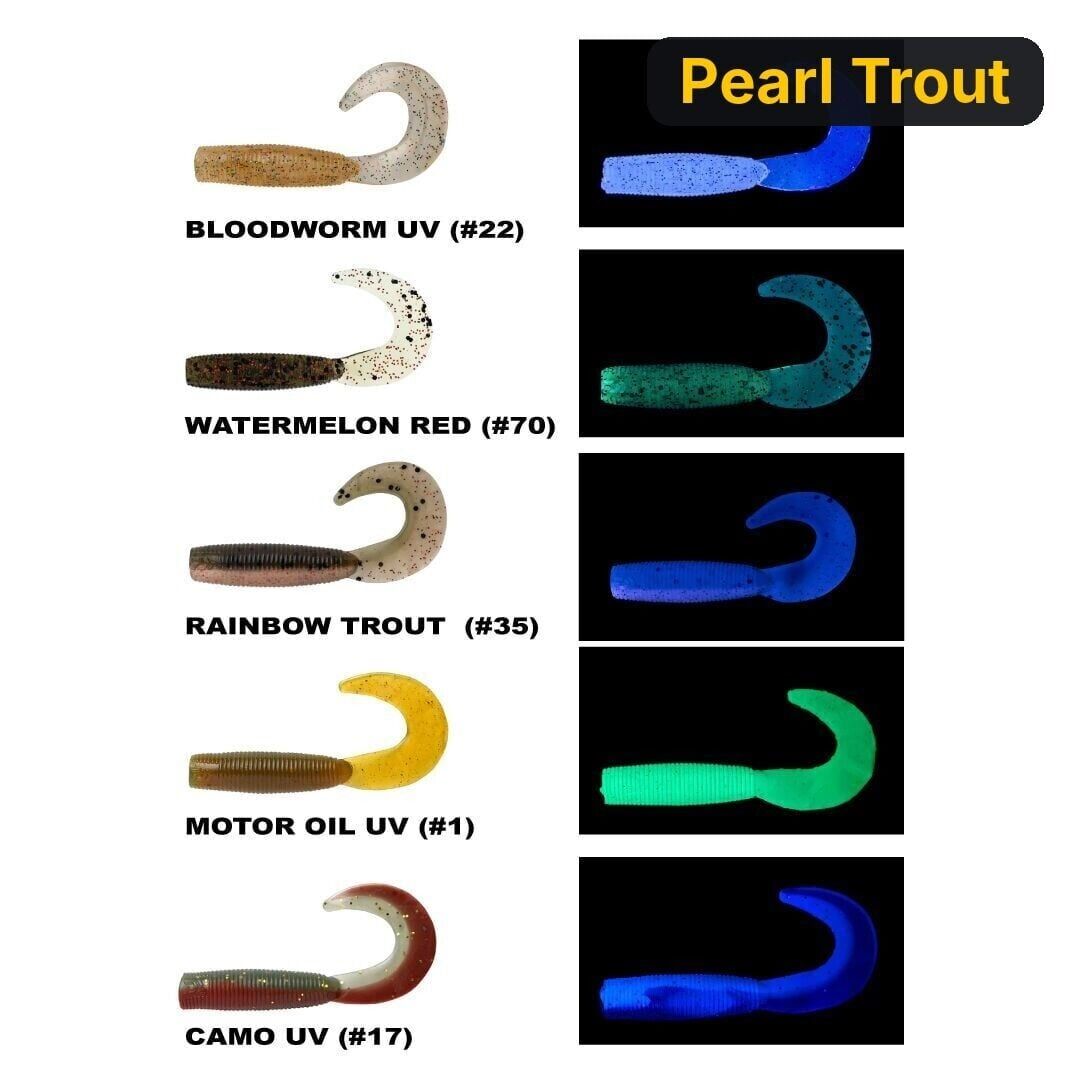 Daiwa Bait Junkıe 6.35cm Grub Silikon Yem Pearl Trout