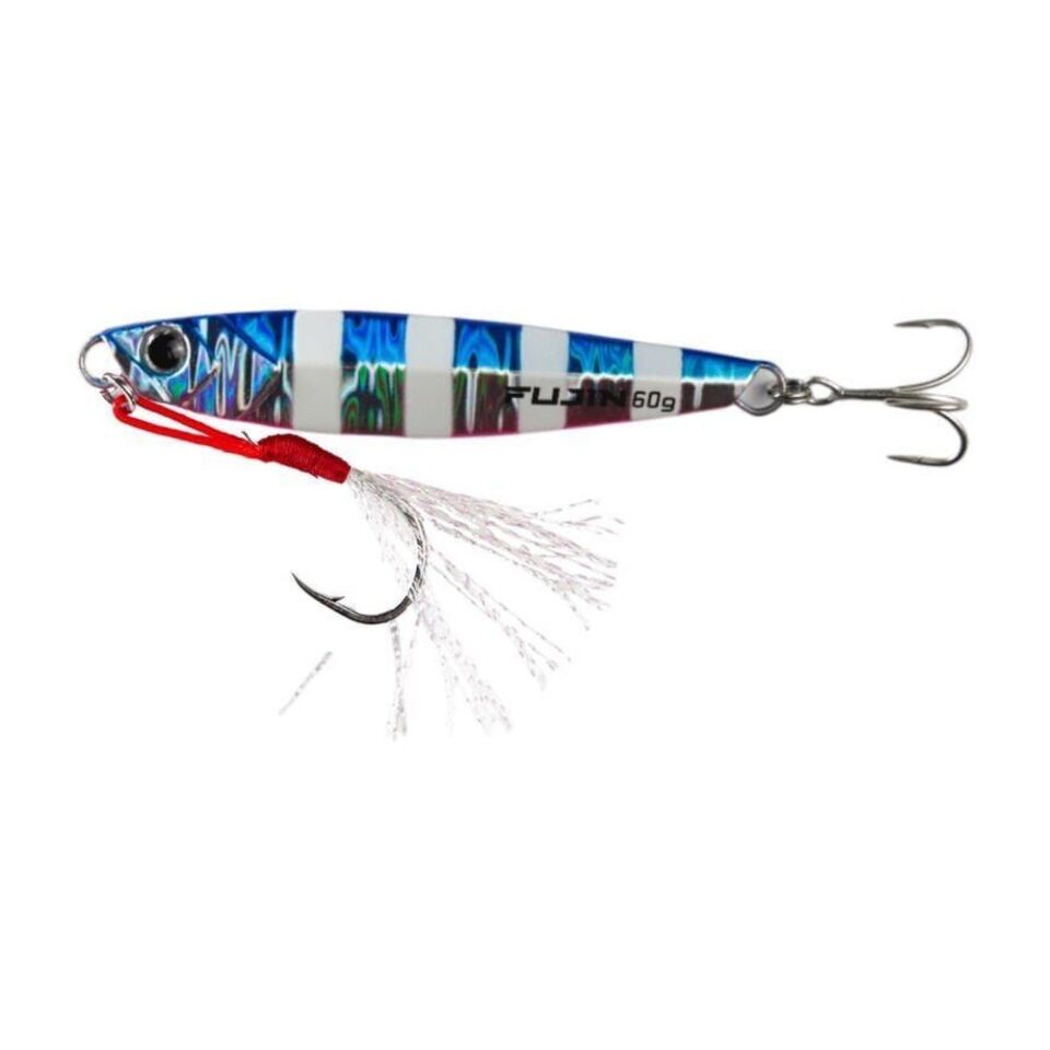 Fujin Jig-X 30gr Light Jigging jig Yem MT04 Zebra Glow