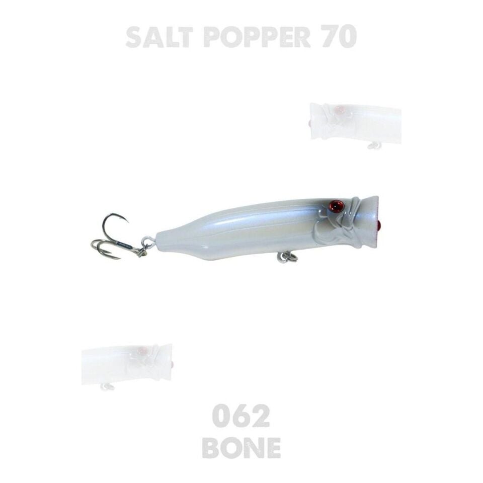 Fujin Salt Popper 70mm 9.5gr Su Üstü Maket Balık 03T Trans İwashi