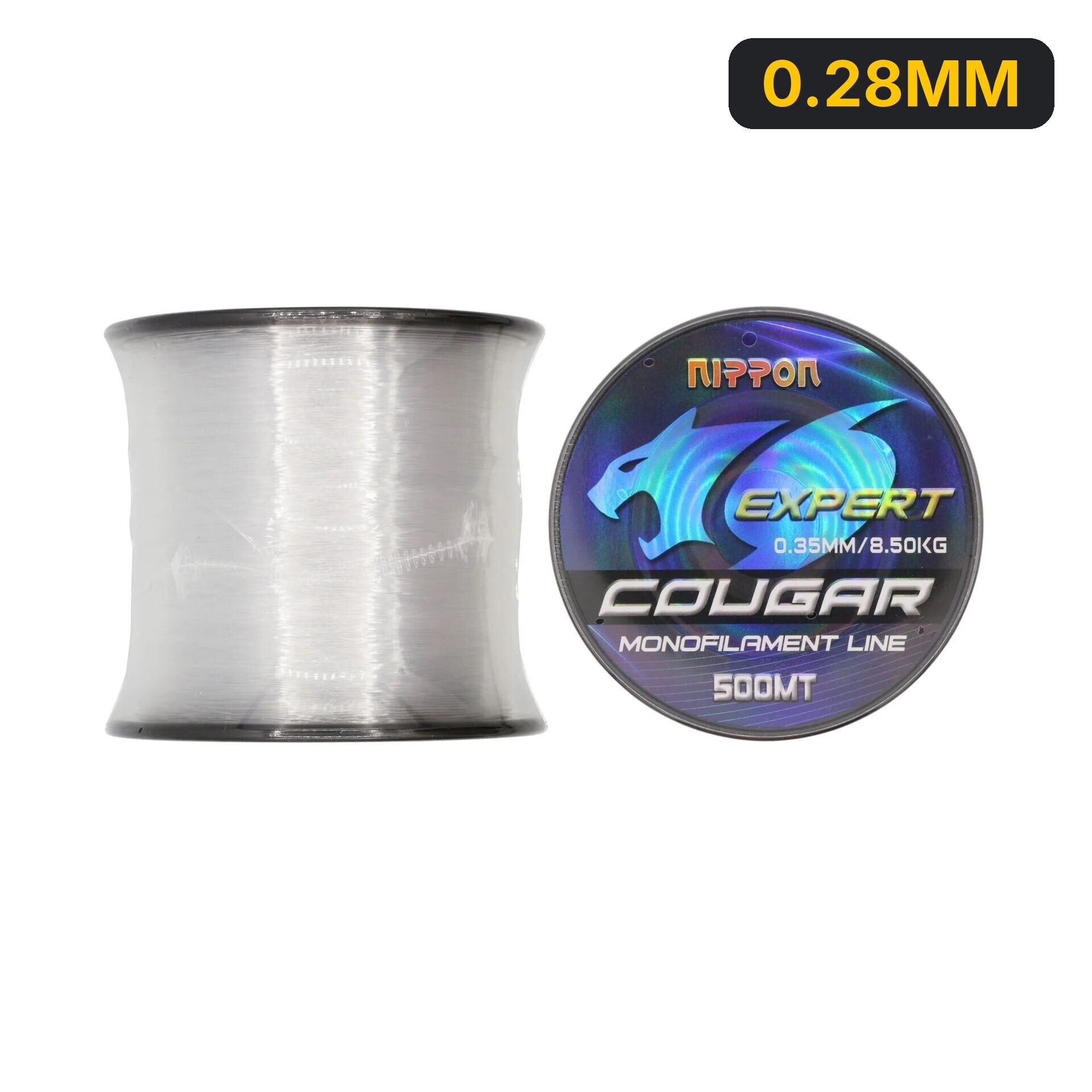Nippon Cougar Misina 500 Mt Beyaz 0.28MM