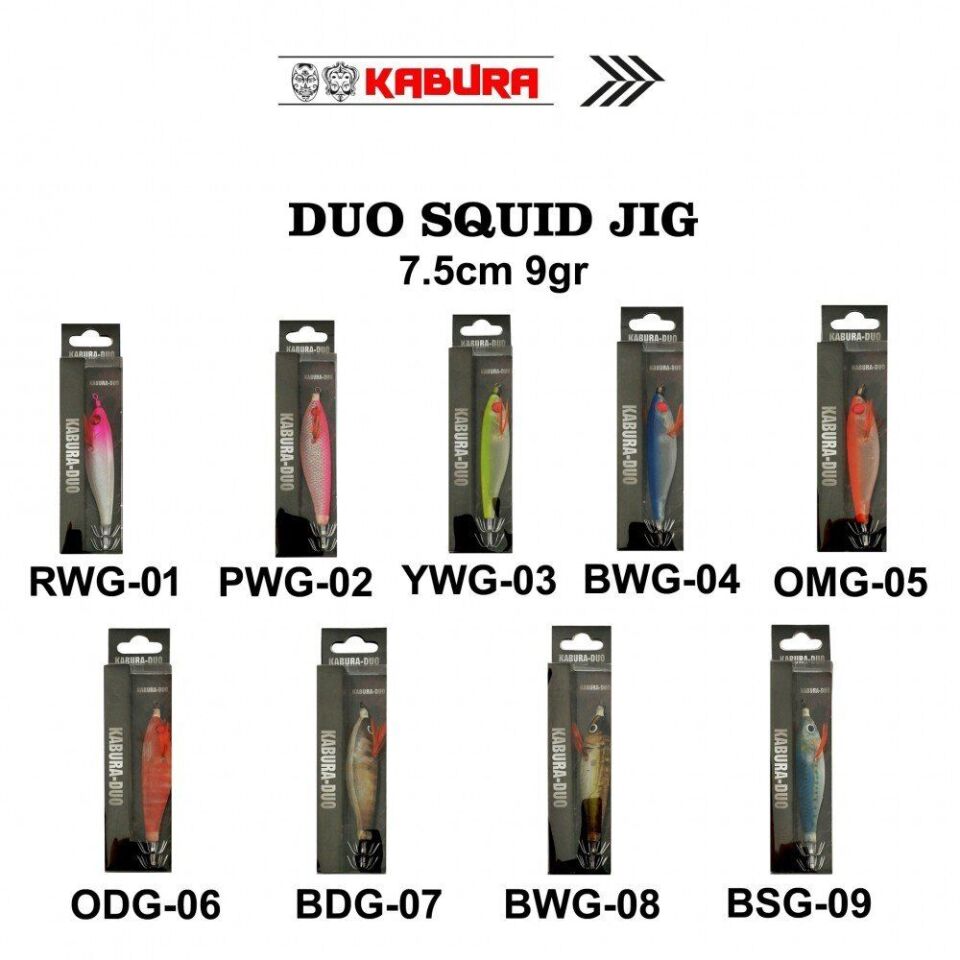 Kabura Duo Squid Kalamar Zokası 7.5CM 9GR