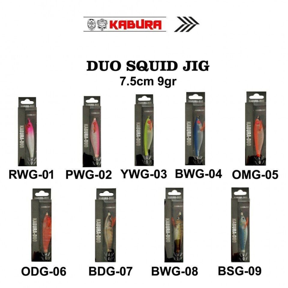 Kabura Duo Squid Kalamar Zokası 7.5CM 9GR PWG-02