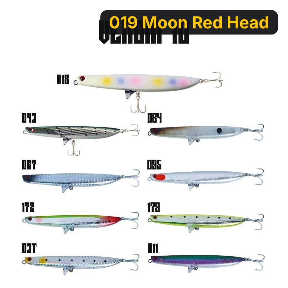 Fujin Venom 10 10.5gr 10cm Maket Balık 019 Moon Red Head