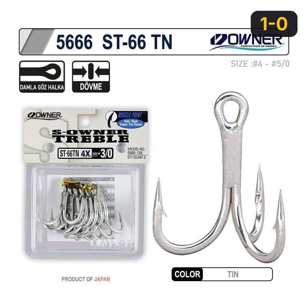 Owner 5666 St-66tn Tin Çarpma İğne 1-0