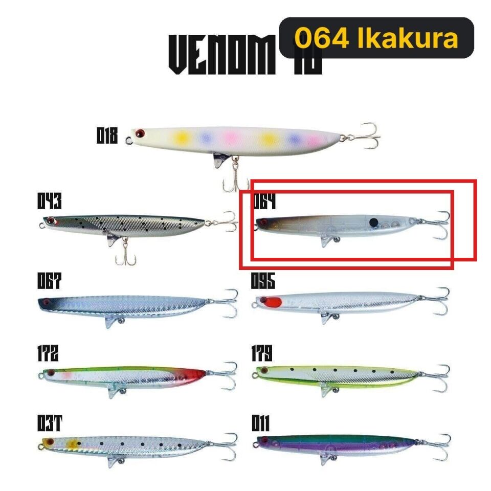 Fujin Venom 10 10.5gr 10cm Maket Balık 064 Ikakura