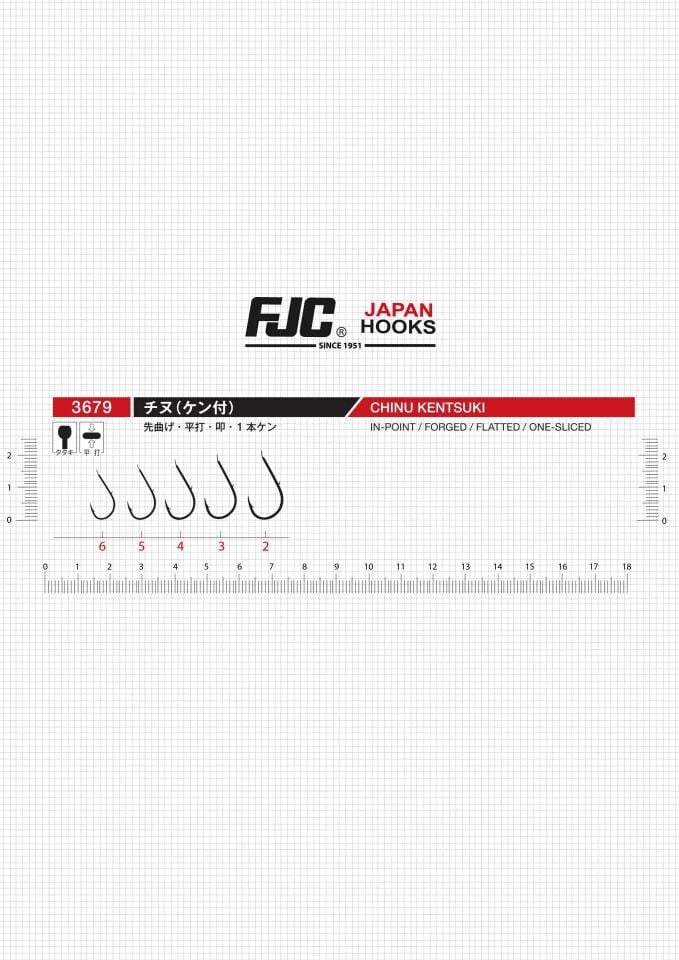 FJC 3679 Chinu Kentsuki Black Nikel Olta İğnesi