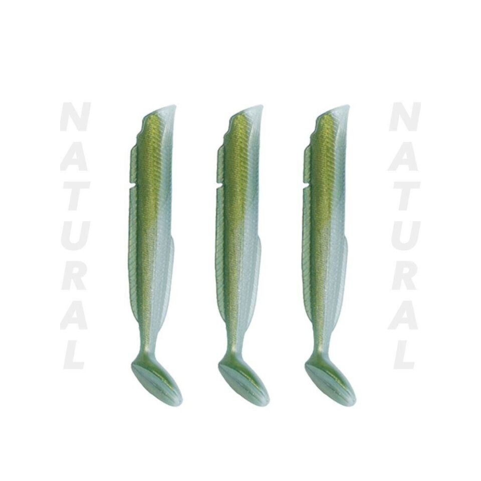 Fujin Salt Eel Body 13cm x3 Silikon Yem Gövde