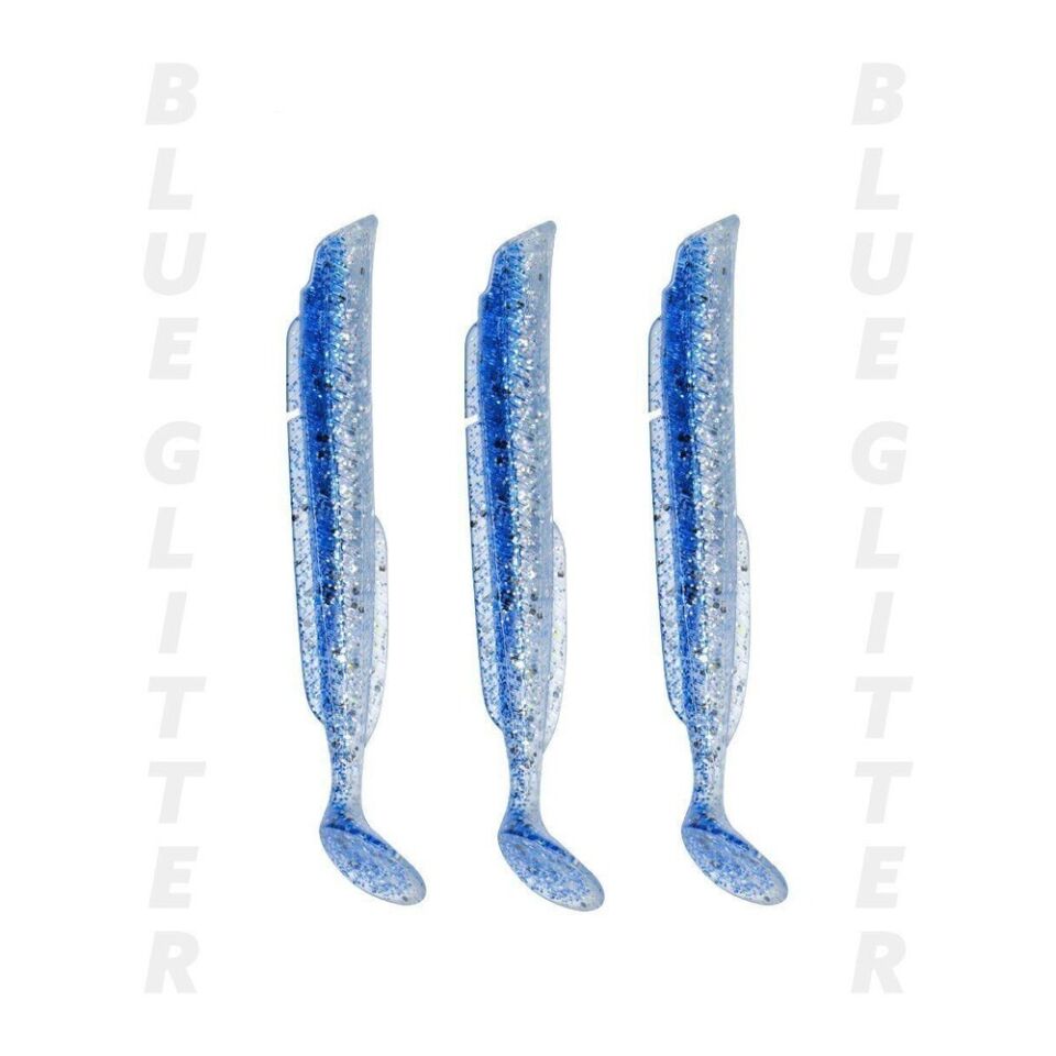 Fujin Salt Eel Body 13cm x3 Silikon Yem Gövde Blue