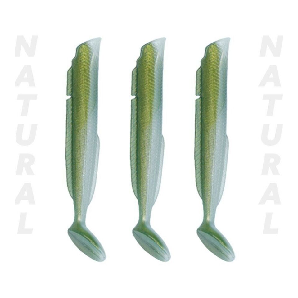 Fujin Salt Eel Body 13cm x3 Silikon Yem Gövde Blue
