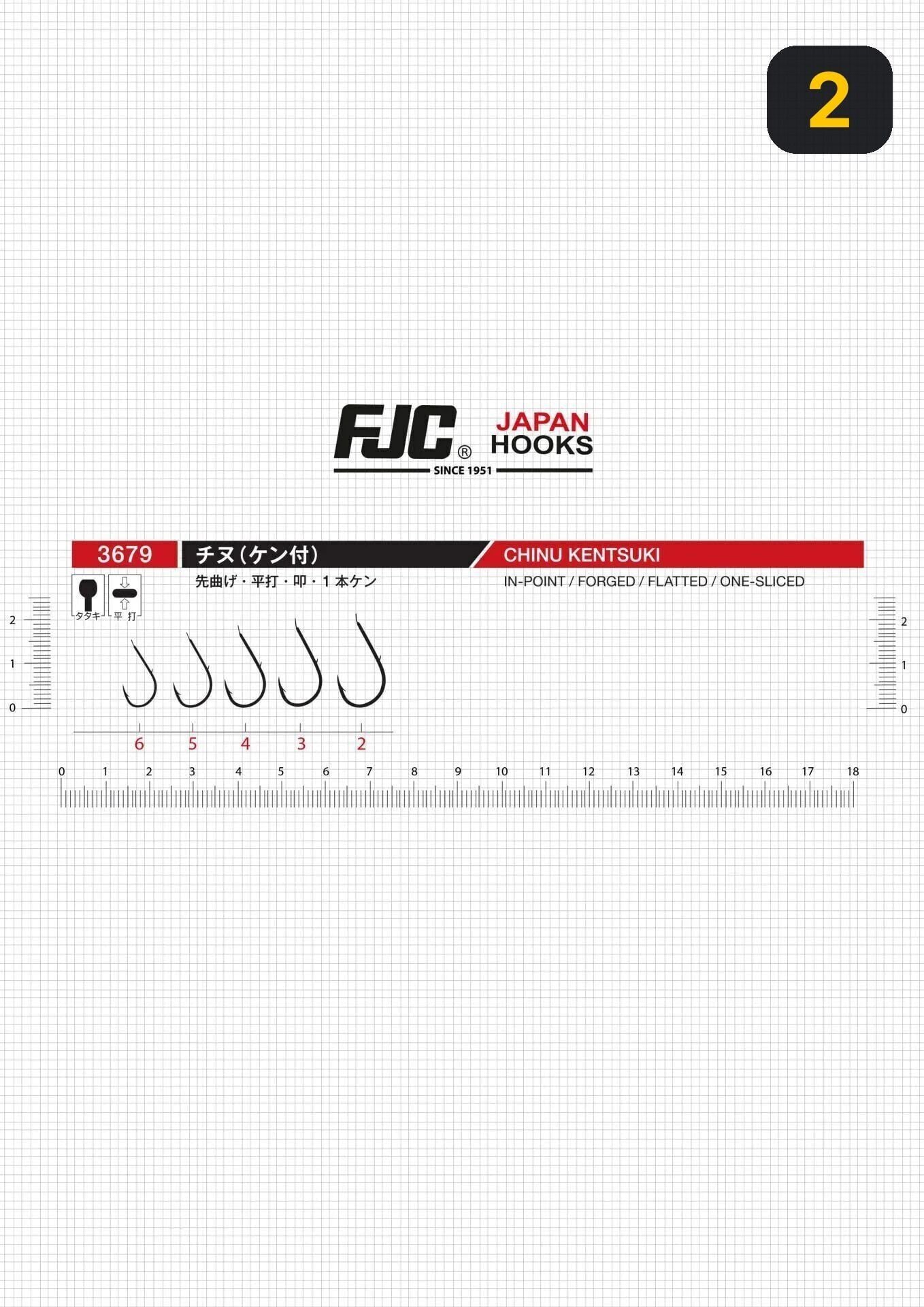 FJC 3679 Chinu Kentsuki Black Nikel Olta İğnesi 2