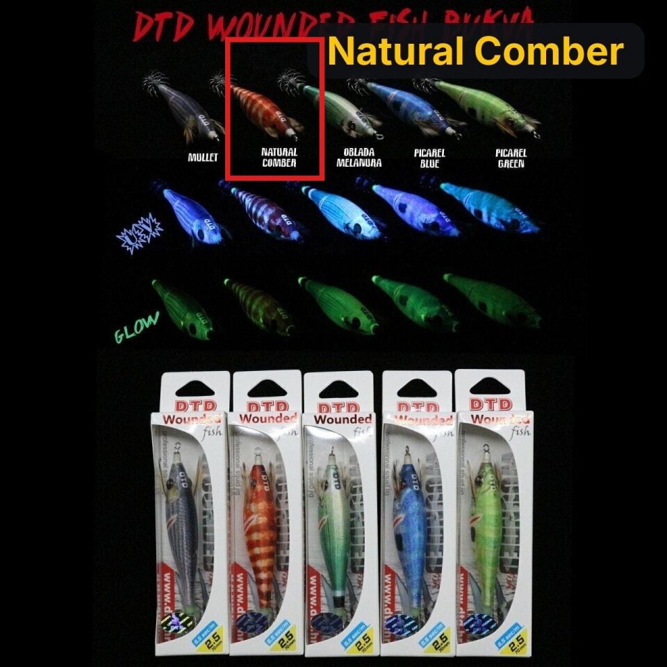 DTD Wounded Fish Bukva 2.5 Kalamar Zokası Natural Comber