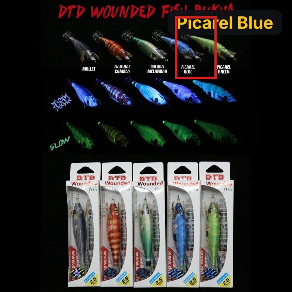 DTD Wounded Fish Bukva 2.5 Kalamar Zokası Picarel Blue