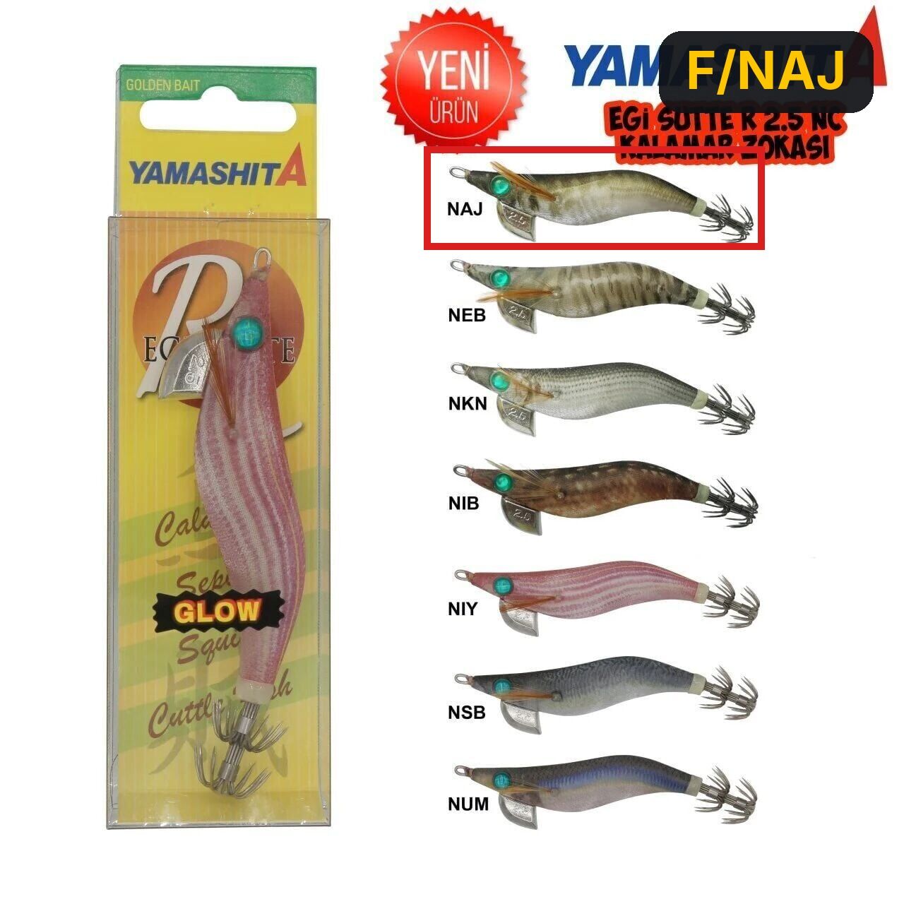 Yamashita Egi Sutte R 2.5Nc Kalamar Zokası F/NAJ
