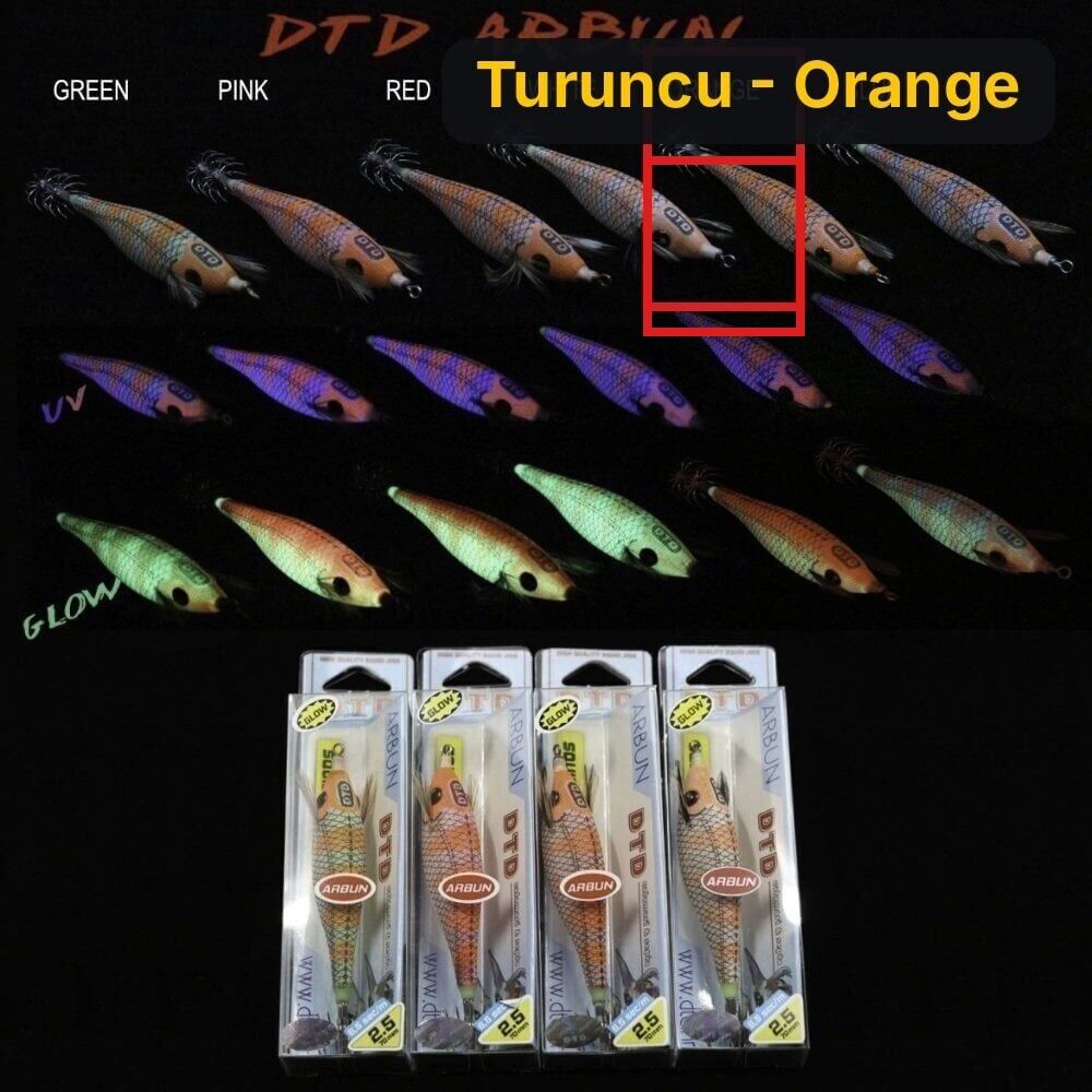 DTD Arbun 2.5 Kalamar Zokası Turuncu - Orange