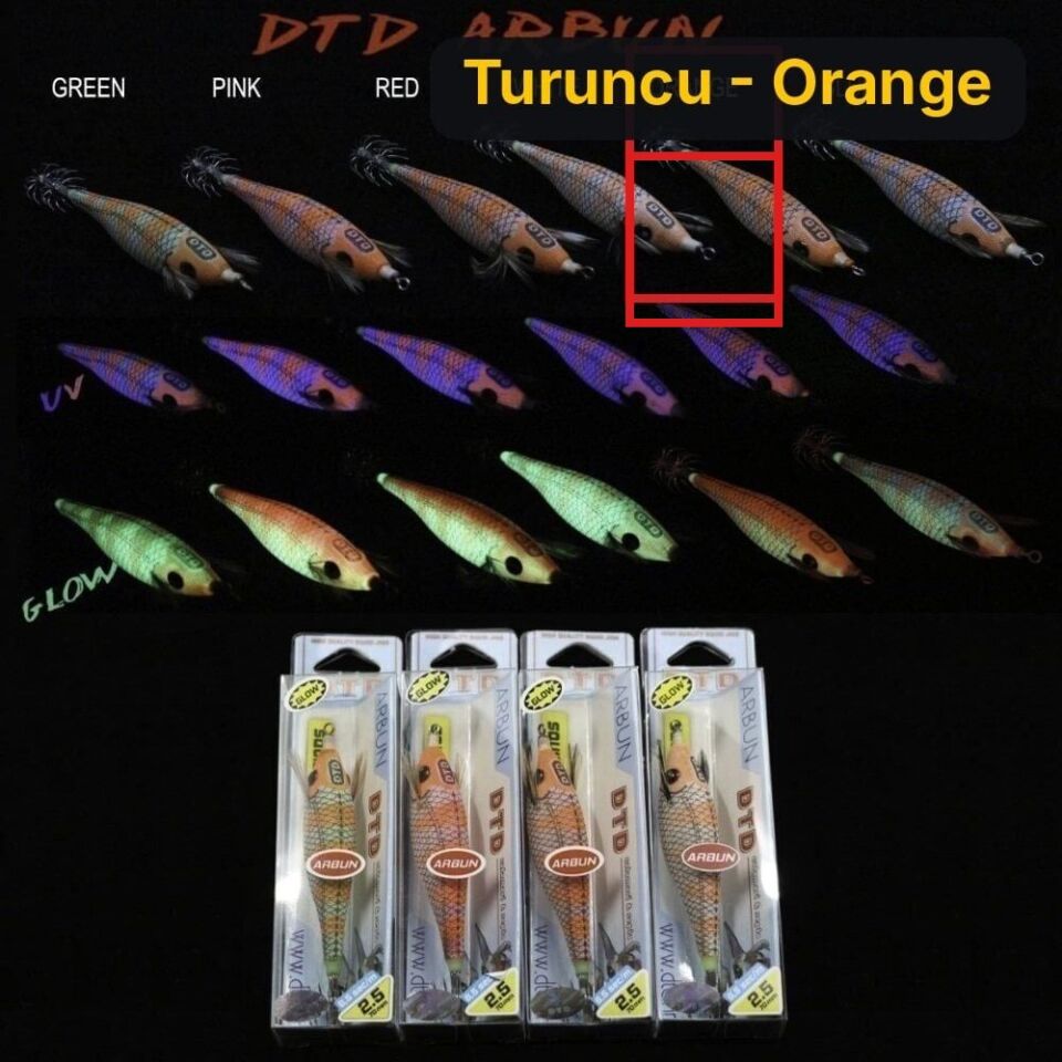 DTD Arbun 2.5 Kalamar Zokası Turuncu - Orange