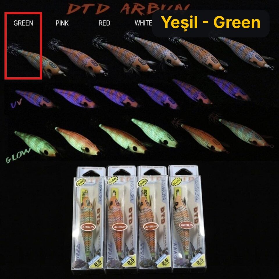 DTD Arbun 2.5 Kalamar Zokası Yeşil - Green