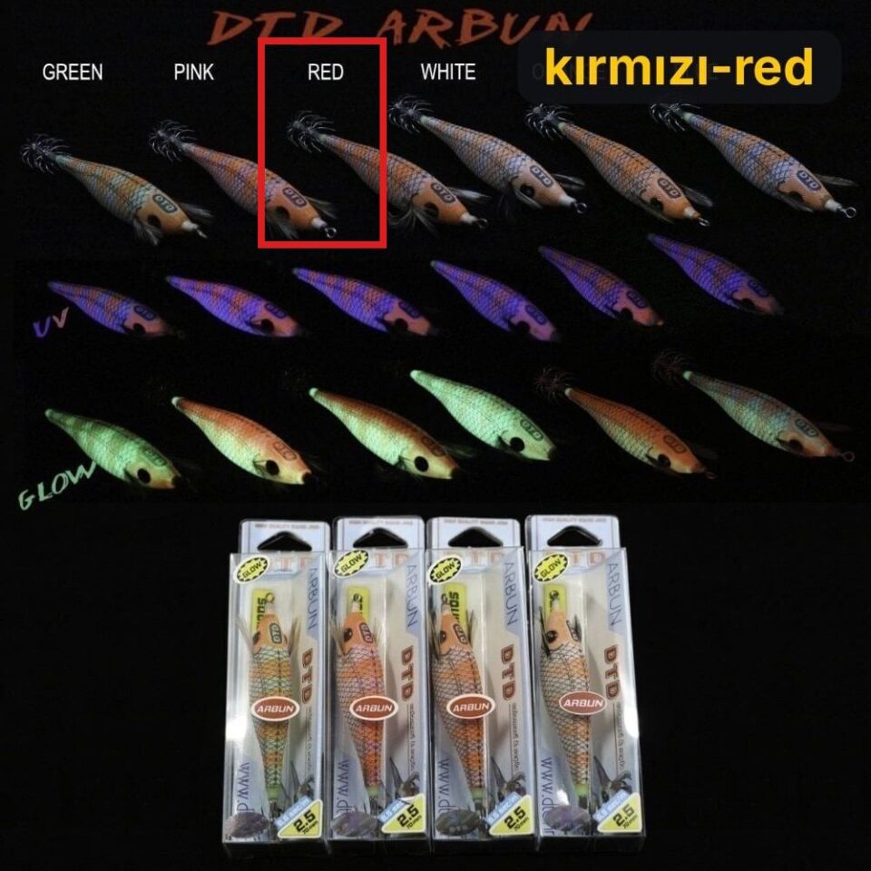 DTD Arbun 2.5 Kalamar Zokası kırmızı-red