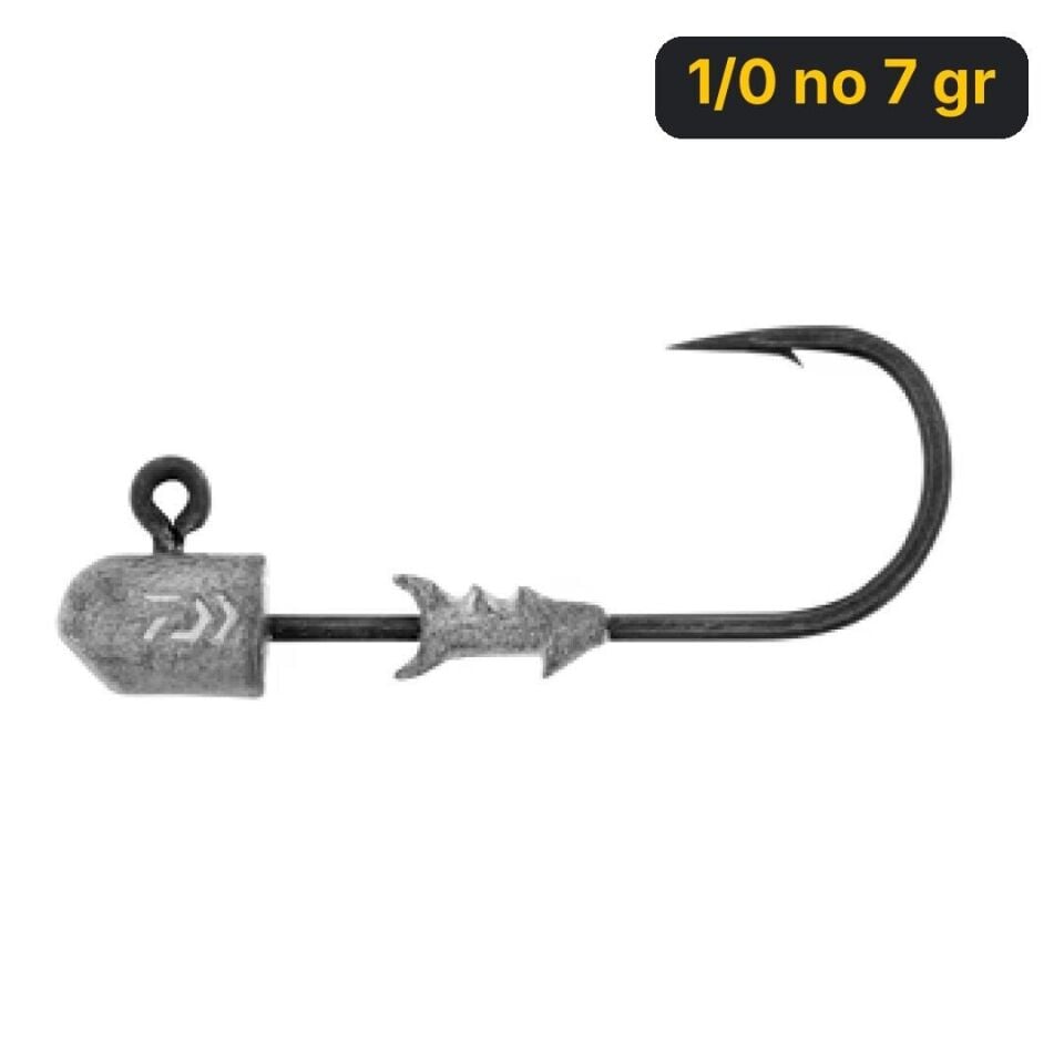 Daiwa Bait Junkie Jig Head 1/0 no 7 gr