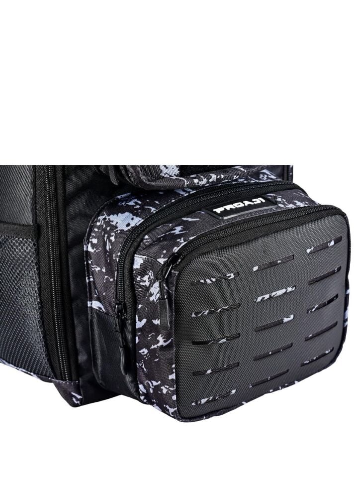Fujin ProAji Back Pack Black Camo Balıkçı Sırt Çantası